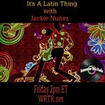 Logo of the podcast It's A Latin Thing with Jackie Nuñez Missing podcast logo