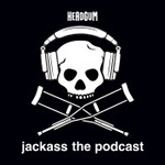 Logo of the podcast jackass the podcast with johnny knoxville and jeff tremaine Podcast jackass the podcast with johnny knoxville and jeff tremaine