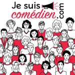 Logo of the podcast JeSuisComedien.com Podcast JeSuisComedien.com