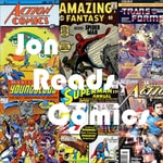Logo of the podcast Jon Reads Comics Podcast Jon Reads Comics