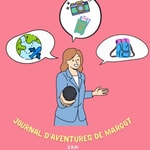 Logo of the podcast Journal d'Aventures de Margot Podcast Journal d'Aventures de Margot