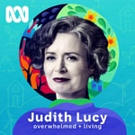 Logo of the podcast Judith Lucy - Overwhelmed & Living Podcast Judith Lucy - Overwhelmed & Living