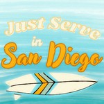 Logo of the podcast Just Serve in San Diego Podcast Just Serve in San Diego