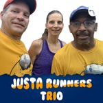 Logo of the podcast Justa Runners Trio Podcast Justa Runners Trio