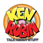 Logo of the podcast Ken and Robin Talk About Stuff