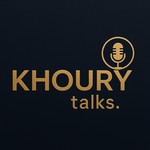 Logo of the podcast KhouryTalks. Podcast KhouryTalks.