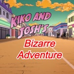 Logo of the podcast Kiko and Josh's Bizarre Adventure Podcast Kiko and Josh's Bizarre Adventure