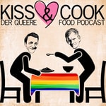 Logo of the podcast Kiss & Cook - Der queere kulinarische Podcast Missing podcast logo