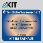 Logo of the podcast KIT im Rathaus - Mittwoch, 29. Januar 2020: „Stadt und Klimawandel“ im KIT-Zentrum Klima und Umwelt Podcast KIT im Rathaus - Mittwoch, 29. Januar 2020: „Stadt und Klimawandel“ im KIT-Zentrum Klima und Umwelt