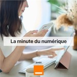 Logo of the podcast La minute du numérique avec Orange Podcast La minute du numérique avec Orange