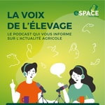 Logo of the podcast La voix de l'élevage Missing podcast logo