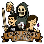 Logo of the podcast Lads, Lasses & Liches - The Marked Ones Podcast Lads, Lasses & Liches - The Marked Ones
