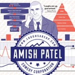 Logo of the podcast Laughs Are Up - Official Podcast of the Amish Patel Comedy Corporation Podcast Laughs Are Up - Official Podcast of the Amish Patel Comedy Corporation