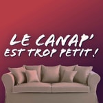 Logo of the podcast Le Canap' est trop petit Podcast Le Canap' est trop petit