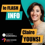 Logo of the podcast Le Flash Info ANews Workwell Podcast Le Flash Info ANews Workwell