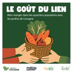Logo of the podcast Le Goût du Lien : bien manger dans les quartiers populaires avec les Jardins de Cocagne Podcast Le Goût du Lien : bien manger dans les quartiers populaires avec les Jardins de Cocagne