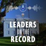 Logo of the podcast Leaders on the record Podcast Leaders on the record