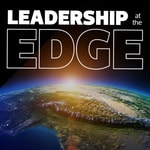Logo of the podcast Leadership at the edge Podcast Leadership at the edge