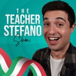 Logo of the podcast Learn Italian with Teacher Stefano Podcast Learn Italian with Teacher Stefano
