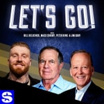 Logo of the podcast Let's Go! with Bill Belichick, Maxx Crosby, Peter King & Jim Gray