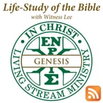 Logo of the podcast Life-Study of Genesis with Witness Lee Podcast Life-Study of Genesis with Witness Lee