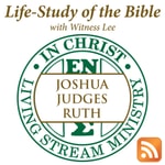 Logo of the podcast Life-Study of Joshua, Judges & Ruth with Witness Lee Podcast Life-Study of Joshua, Judges & Ruth with Witness Lee