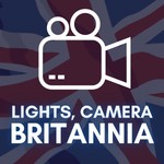 Logo of the podcast Lights, Camera, Britannia Podcast Lights, Camera, Britannia