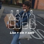 Logo of the podcast Lise + Vin = Sant Podcast Lise + Vin = Sant
