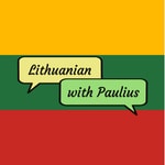Logo of the podcast Lithuanian with Paulius Podcast Lithuanian with Paulius