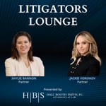 Logo of the podcast Litigators Lounge Podcast Litigators Lounge