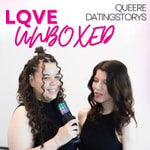 Logo of the podcast LQVE UNBOXED: Queere Datingstorys Podcast LQVE UNBOXED: Queere Datingstorys