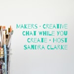 Logo of the podcast Makers · Creative Chat While You Create • Host Sandra Clarke Podcast Makers · Creative Chat While You Create • Host Sandra Clarke
