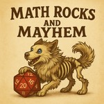 Logo of the podcast Math Rocks and Mayhem Podcast Math Rocks and Mayhem