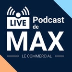 Logo of the podcast MAX, le commercial Missing podcast logo