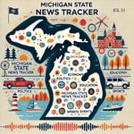 Logo of the podcast Michigan State News and Info Tracker Podcast Michigan State News and Info Tracker