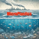 Logo of the podcast Microplastics Podcast Microplastics