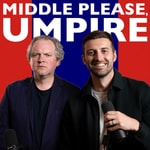 Logo of the podcast Middle Please, Umpire - a Cricket Podcast