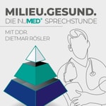 Logo of the podcast MILIEU.GESUND. Podcast MILIEU.GESUND.