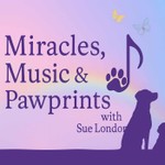 Logo of the podcast Miracles, Music, & Pawprints Podcast Miracles, Music, & Pawprints