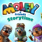 Logo of the podcast Moley and Friends Storytime Podcast Moley and Friends Storytime