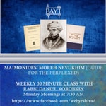 Logo of the podcast Moreh Nevukhim (Guide for the Perplexed) with Rabbi Daniel Korobkin at the BAYT Podcast Moreh Nevukhim (Guide for the Perplexed) with Rabbi Daniel Korobkin at the BAYT