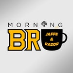 Logo of the podcast Morning Bru with Jaffe & Razor