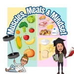 Logo of the podcast Muscles, Meals & Mindset Podcast Muscles, Meals & Mindset