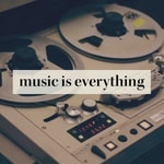 Logo of the podcast music is everything Podcast music is everything