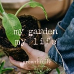 Logo of the podcast my garden, my life Podcast my garden, my life