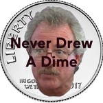 Logo of the podcast Never Drew A Dime Podcast Never Drew A Dime