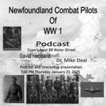 Logo of the podcast Newfoundland Combat Pilots of WW1 Podcast Newfoundland Combat Pilots of WW1