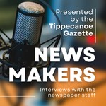 Logo of the podcast News Makers, presented by the Tippecanoe Gazette Podcast News Makers, presented by the Tippecanoe Gazette