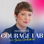 Logo of the podcast Nonprofit CourageLab