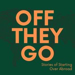Logo of the podcast Off They Go - Stories of Starting Over Abroad Podcast Off They Go - Stories of Starting Over Abroad